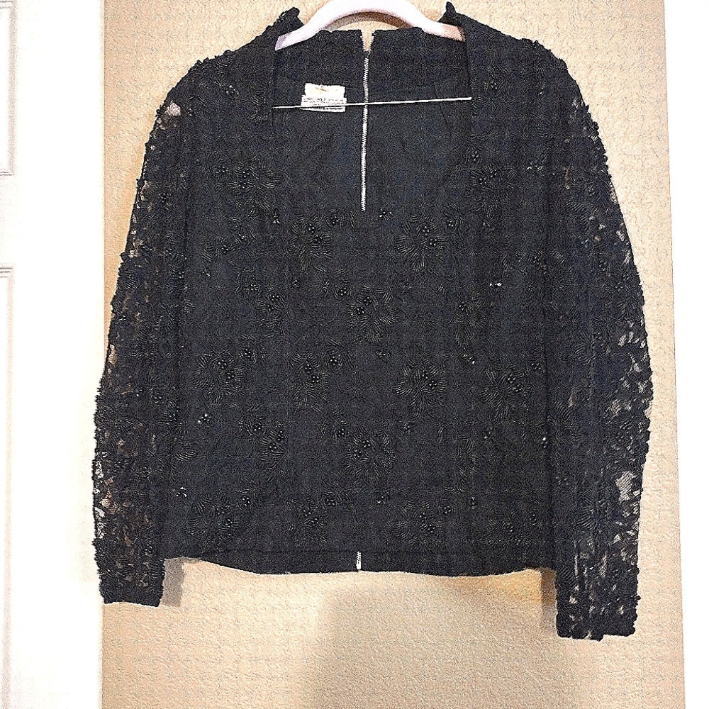 Fancy black Saks Fifth Avenue top